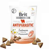 Brit Care Dog Functional Snack Antiparasitic Salmon - антипаразитно лакомство със сьомга и лайка 150гр.